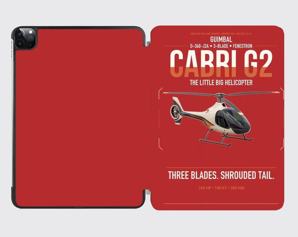 Guimbal Cabri G2 design on red ipad tablet case