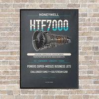 Thumbnail for HTF7000 vertical canvas print - framed - gray background