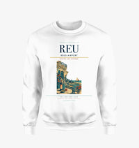 Thumbnail for Reus Airport (REU) design on white sweatshirt