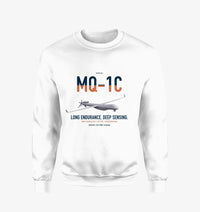 Thumbnail for MQ-1C Gray Eagle ER design on white sweatshirt