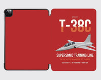 Thumbnail for T-38C Talon design on red ipad tablet case