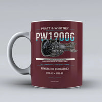 Thumbnail for Mug design on dark red pw1900g