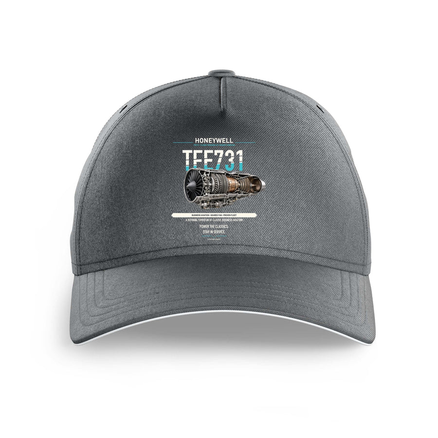 TFE731 design on gray printed hat