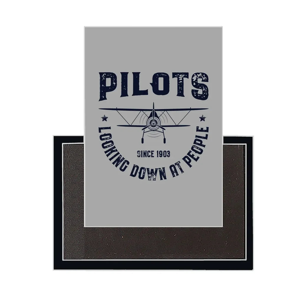 Pilots Looking Down at People Magnet - view 7
