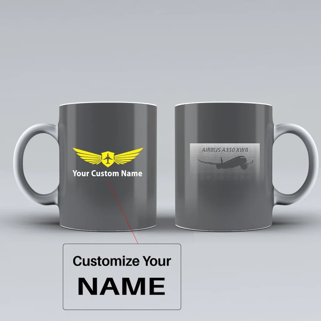 Customisable Airbus A350 Mug - view 7