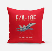 Thumbnail for F-A-18F Super Hornet design on red pillow