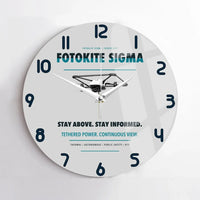 Thumbnail for Fotokite Sigma design on light gray no frame wall clock