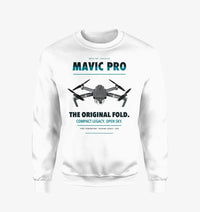 Thumbnail for DJI Mavic Pro design on white sweatshirt