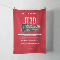 Thumbnail for JT3D design on red towel