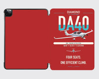 Thumbnail for Diamond DA40 design on red ipad tablet case