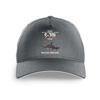 Thumbnail for Sikorsky S-70i FIREHAWK design on gray printed hat