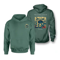 Thumbnail for VINTAGE G4505 - The Sandbag Hangar - Double-Side Hoodie design on green double side