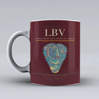 Thumbnail for International Airport LBV — Libreville Mug design on dark red leon mba