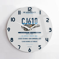 Thumbnail for CJ610 design on light gray no frame wall clock