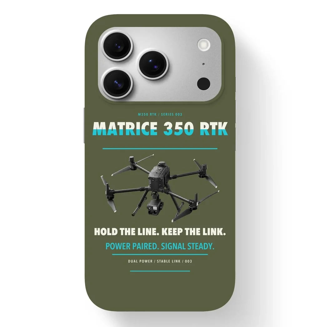 DJI Matrice 350 RTK Case design on green army iphone case