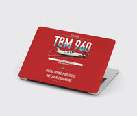 Thumbnail for Daher TBM 960 design on red MacBook case