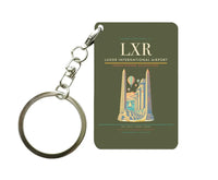 Thumbnail for Luxor International Airport LXR Key Chain design on green army key chain