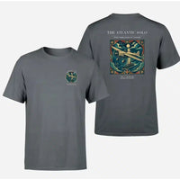 Thumbnail for VINTAGE G4018 - The Atlantic Solo - Double-Side T-Shirt design on gray double side t shirt