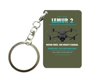 Thumbnail for BRINC LEMUR 2 Key Chain design on green army key chain