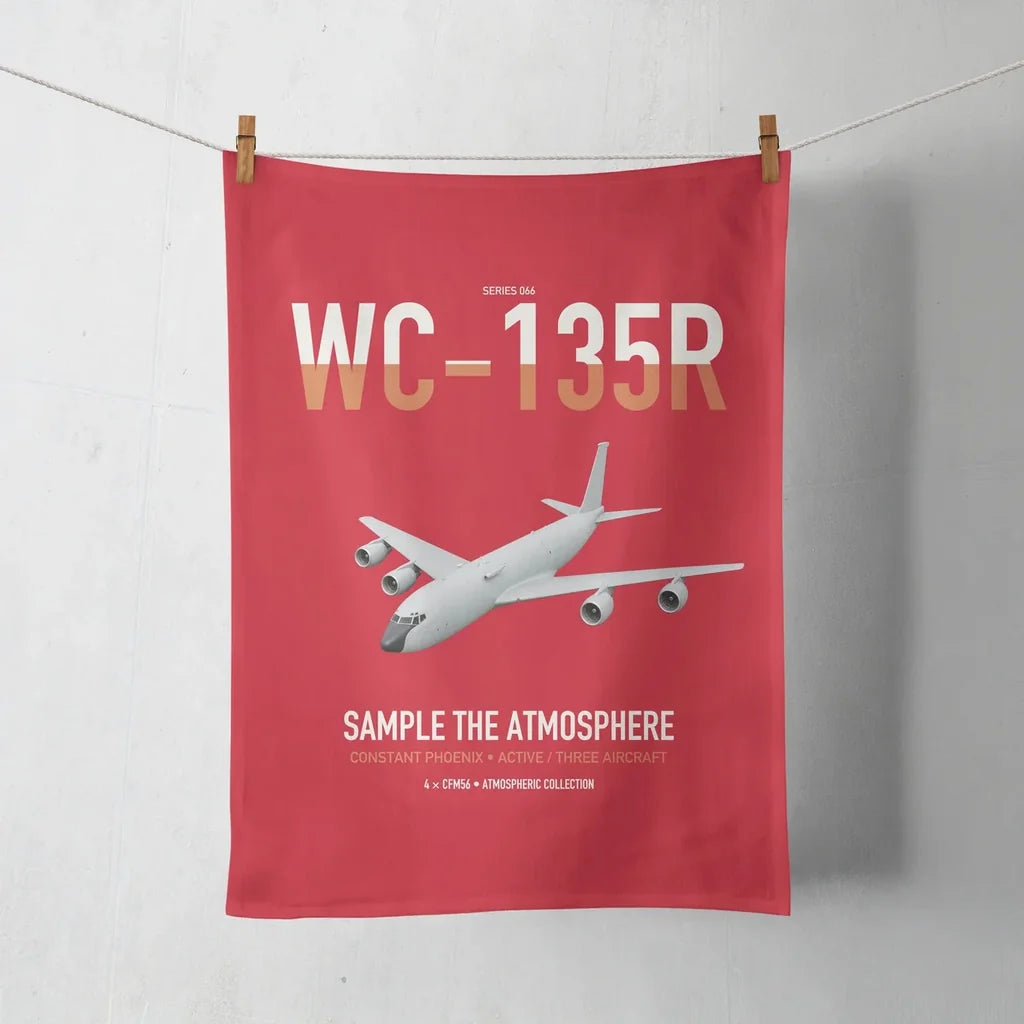 WC-135R Constant Phoenix design on red towel