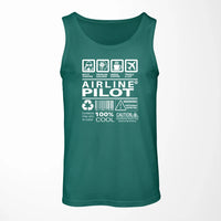 Thumbnail for Airline Pilot Label Tank Top - view 7