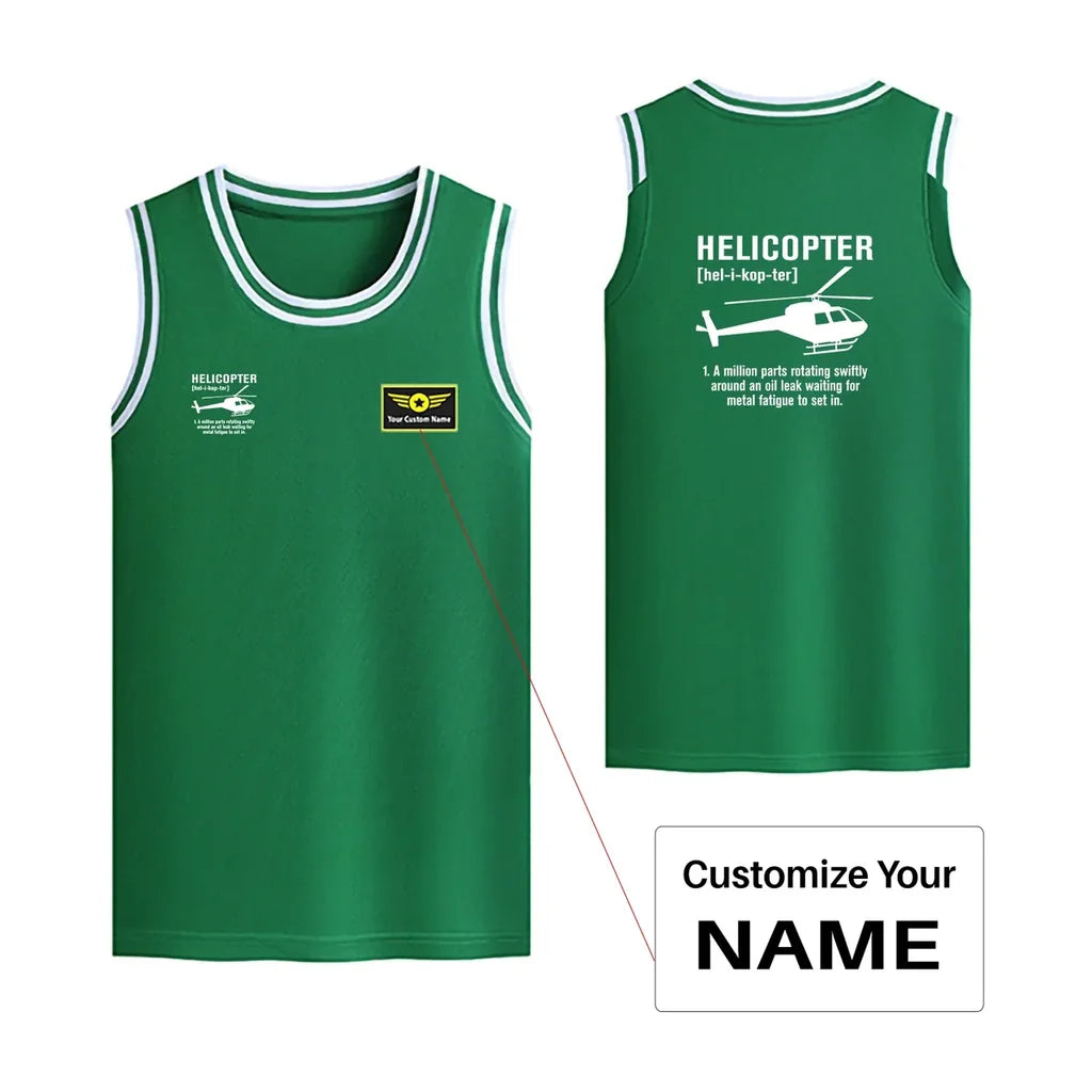 Customisable Helicopter Basketball Print - view 7