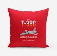 Thumbnail for T-38C Talon design on red pillow