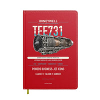 Thumbnail for TFE731 design on red notebook