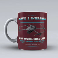 Thumbnail for Mavic 3 Enterprise Mug design on dark red dji