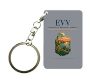 Thumbnail for Evansville Regional Airport (EVV) design on gray key chain