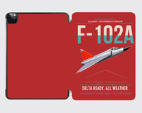 Thumbnail for F-102A Delta Dagger design on red ipad tablet case
