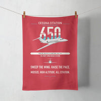 Thumbnail for Cessna Citation 650 - Citation III design on red towel