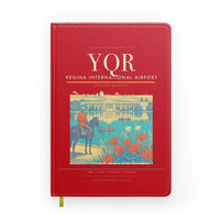 Thumbnail for Regina International Airport (YQR) design on red notebook