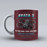 Thumbnail for Avata 2 Mug design on dark red dji