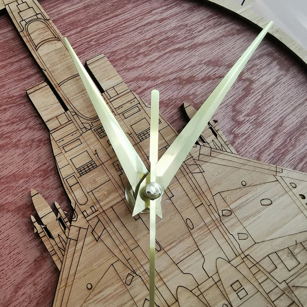 Customisable Super Cool Fighter Jet Wall Clock - view 7