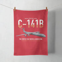 Thumbnail for C-141B Starlifter design on red towel