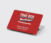 Thumbnail for Socata TBM 850 design on red MacBook case