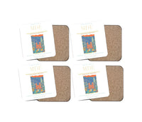 Thumbnail for Jose Maria Cordova International Airport MDE Coaster 4-Pieces-Set - White