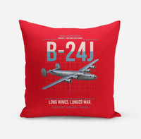 Thumbnail for B-24J Liberator design on red pillow