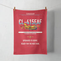 Thumbnail for Canadair CL-415EAF design on red towel