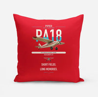Thumbnail for Piper PA-18 Super Cub design on red pillow