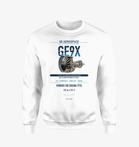 Thumbnail for GE9X design on white sweatshirt