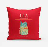 Thumbnail for Luleå Airport (LLA) design on red pillow