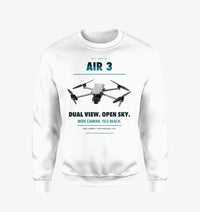 Thumbnail for DJI Air 3 design on white sweatshirt