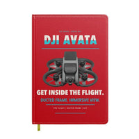 Thumbnail for DJI Avata design on red notebook