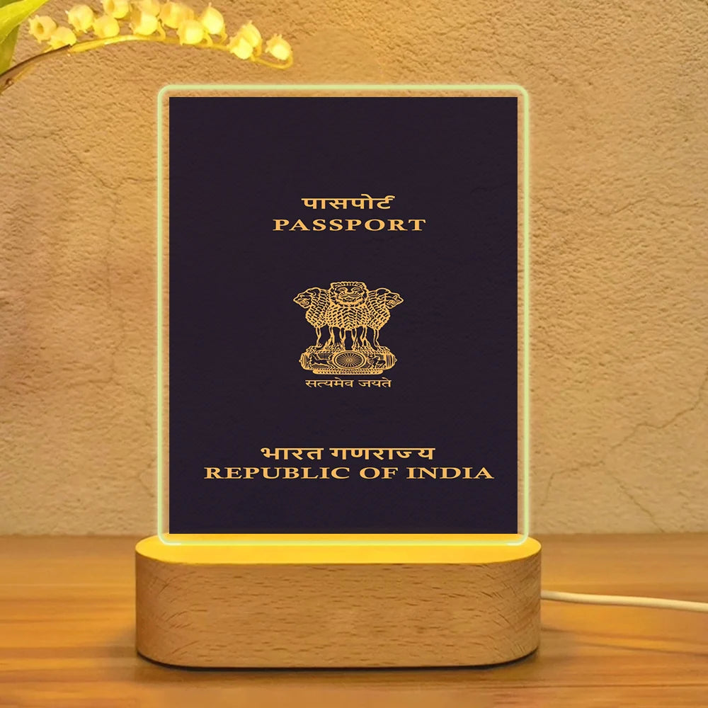 Indian Passport Lamp - view 7