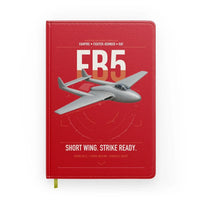 Thumbnail for de Havilland Vampire FB5 design on red notebook