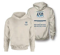 Thumbnail for Cessna Citation 650 - Citation III design on khaki double-side hoodie, double-side print