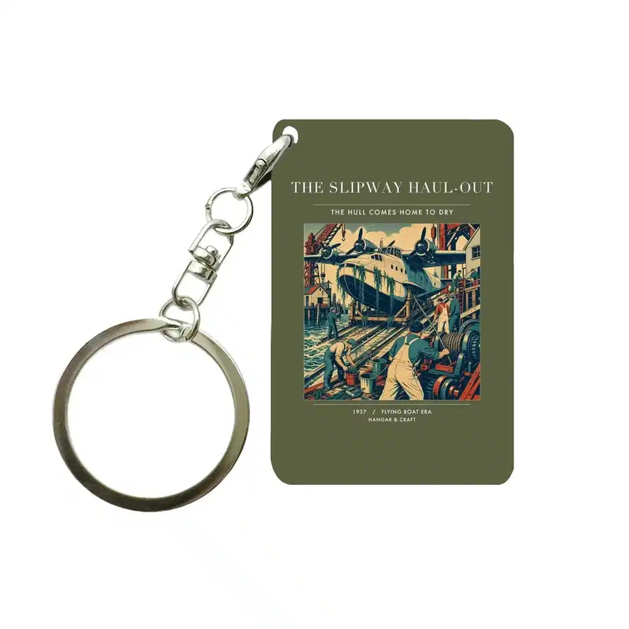 VINTAGE G4440 - The Slipway Haul-Out - Designed Key Chain design on greenarmy