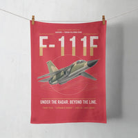 Thumbnail for F-111F Aardvark design on red towel